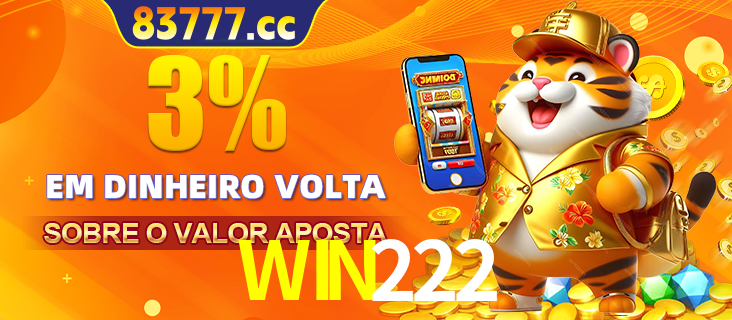 Promoção para baixar e instalar o aplicativo do cassino WIN222. O banner oferece uma recompensa de R1aR1aR8, com a imagem de uma cobra sobre moedas de ouro.